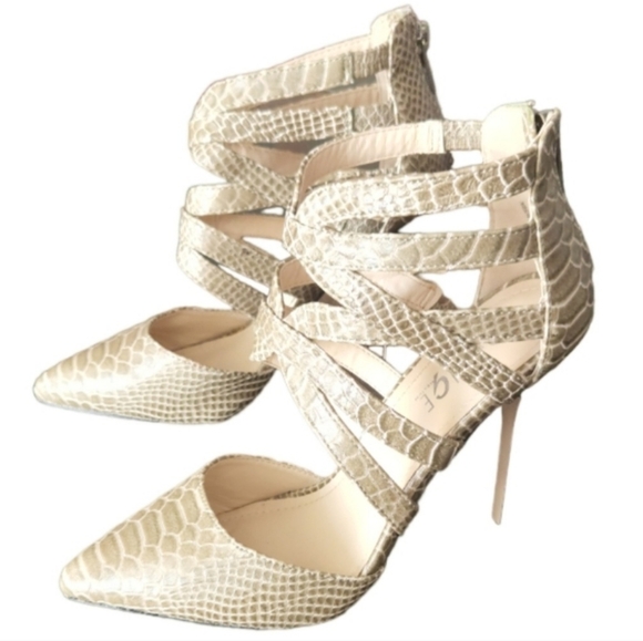 Rouge Helium Shoes - Rouge Helium Gator Heels